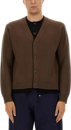 J.W.Anderson Contrasting Layered Cardigan-Uomo