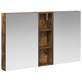 vidaXL Juego De Muebles De Ba&ntilde;o Con Estante 3 Pcs 100 X 10,5 X 60,5 Cm Vidaxl