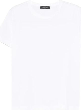 Fabiana Filippi Optical Jersey T-Shirt - Dames - T-shirts - Wit - L - Katoen - Tops