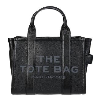 Marc Jacobs The Leather Small Tote Bag - female - Marc Jacobs - Shopping Bags - Black - ONE SIZE - Bags