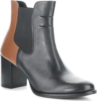 FLY London Muxe Chelsea Boot in Black/Tan at Nordstrom, Size 10-10.5Us