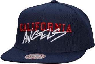 Mitchell & Ness Mens Mitchell & Ness Navy California Angels Team Tagged Snapback Hat at Nordstrom