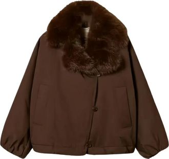 Twinset Mujer, Chaquetas, Marr&oacute;n, Talla: M