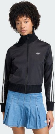adidas Womens adidas Firebird Track Top with Knitted Crochet Details