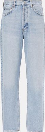 A Gold E 90s mid-rise straight jeans