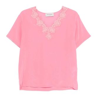Ermanno Scervino Blouses, female, Pink, Size: XS Mf749 Blusa