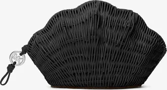 Michael Kors Shelly Rattan Clutch
