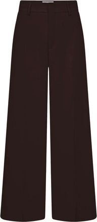 Rossi Pantaloni Ivon a gamba larga - - Trousers - Donna - Marrone - L