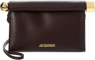 Jacquemus The Rond Carre Small Leather Clutch