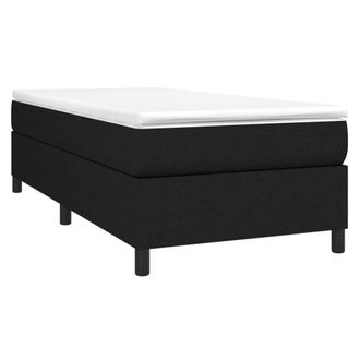 Berkfield Home Durable Bed Frame without Mattress Black Single Fabric (UK/IE/FI