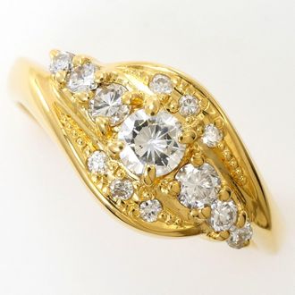 C&A Yellow Gold Yellow Gold (18K) Band Ring (Pre-Owned)