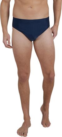 Ceceba Badeslip CECEBA Atlanta, Herren, Gr. 14 (6XL), N-Gr, blau (blau, dunkel, uni), Elasthan, Polyester, unifarben, Badehosen Badeslip, mit grossem Gr&ouml;ssen