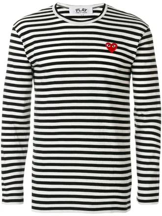 Comme Des Gar&ccedil;ons Black Crew Neck T-Shirt