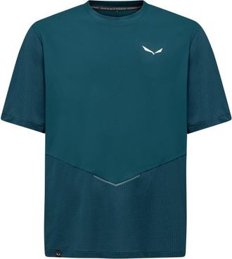 Salewa Pedroc Dry Hyb T-Shirt Funktionsshirt f&uuml;r Herren | blau