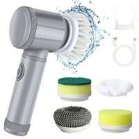OEM Juego De Cepillos El&eacute;ctricos Giratorios Para Fregar, Cepillo De Limpieza El&eacute;ctrico Port&aacute;til Con Cabezales Reemplazables, Resistente Al Agua Ipx7, Reca