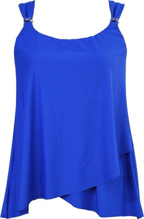 Miraclesuit Razzle Dazzle Underwire Tankini Top in Delphine Blue at Nordstrom, Size 10