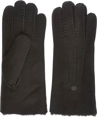 Emu Beech Forest Handschoenen - Dames - Accessoires - Zwart - Maat: Xs/S Leer