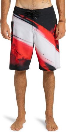 DC Boardshorts DC SHOES Burn Out 21, Herren, Gr. 29(XS/S), rot (racing rot), Obermaterial: 92% Microfaser, 8% Elasthan;, Hosen Boardshorts