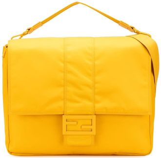 Fendi Pre-owned Fendi Large Econyl Nylon Baguette Satchel Ladies 7VA536 AG0P 219 0189