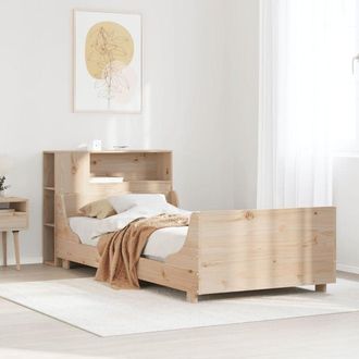 vidaXL Bed Frame without Mattress 90x200 cm Solid Wood Pine Vidaxl