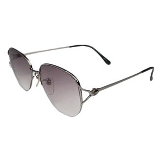 Balenciaga Pre-owned Accessories, female, Purple, Size: ONE SIZE Pre-owned Metal Sunglasses