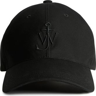 J.W.Anderson Embroidered Anchor Logo Baseball Cap in Black at Nordstrom