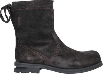 Kiko Kostadinov Brown Farkas Suede Side Zip Boots