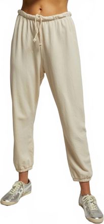 perfectwhitetee Johnny French Terry Easy Sweatpants In Sugar