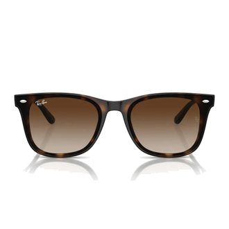 Ray-Ban Vierkante platte lens zonnebril Rb 4420 - unisex - Zonnebrillen - Bruin - 65 MM - Accessoires