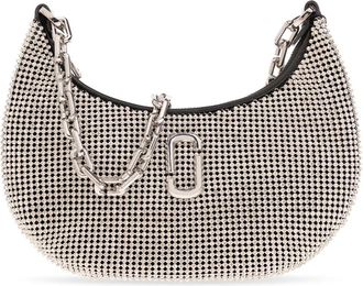 Marc Jacobs The Curve Small Schoudertas - Dames - Schoudertassen - Grijs - ONE Size - Leer - Tassen