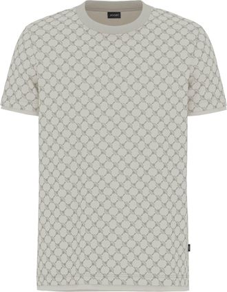 Joop T-Shirt JOOP Victormanuel, Herren, Gr. XXL, natural, Single Jersey, Obermaterial: 50% Baumwolle, 50% Lyocell, unifarben, regular fit, Rundhals, Shirts