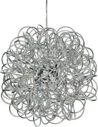 Netlighting Stella 6 Light Ribbon Ceiling Pendant Chrome G9