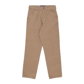 Iuter Chinos, male, Beige, Size: W34 Canvas Cotton Casual Chinos Trousers