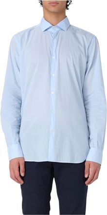 Brooksfield Hombre, Camisas, Azul, Talla: M