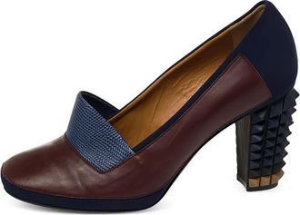Fendi Pumps con borchie 90mm - Marrone