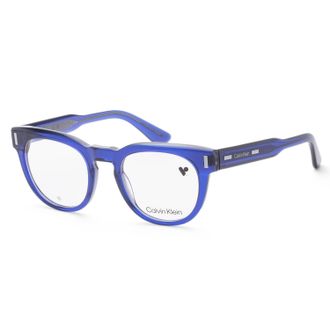 Calvin Klein Unisex 49 mm Blue Opticals
