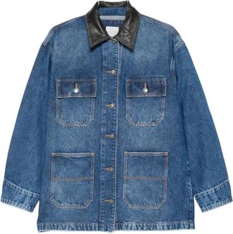 SIMKHAI Balos Jas - Dames - Spijkerjassen - Blauw - S - Katoen - Jassen