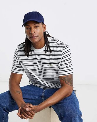 Lacoste Short Sleeve Stripe T-Shirt