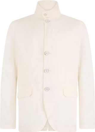 Herno Elegante Jas - Heren - Zomerjassen - Wit - L - Polyester - Jassen