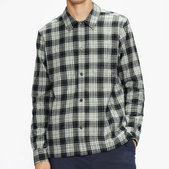 Ted Baker Chiltim Studded Shacket In Green