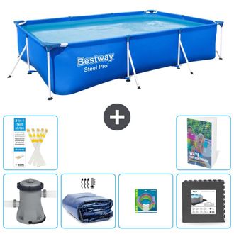 Bestway Piscina Bestway Steel Pro Rectangular - 300x201x66 Cm - 7-piezas S177