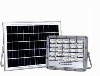 Trade Shop Trade Shop Traesio - Trade Shop - Faro Led Pannello Solare 100w Luce Fredda Indicator Carica Tk08-100 W