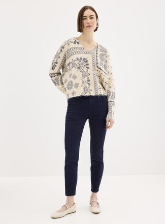 FDJ Womens Olivia patch pockets ultra stretch jean Fit: Slim leg, mid rise