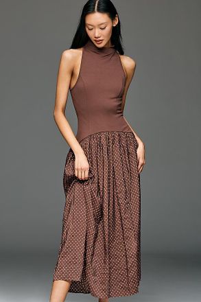 Maeve The Mariana Drop-Waist Maxi Dress by Maeve