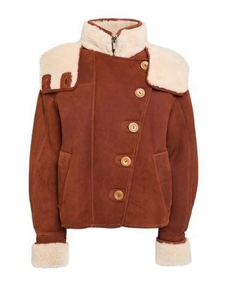 Ulla Johnson ROPA DE ABRIGO - Borreguito y pelo ecol&oacute;gico en YOOX.COM