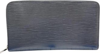 Louis Vuitton Pre-owned Long Wallet (Bi-fold) - Heren - Vintage Accessoires - Zwart - ONE Size - Leer - Vintage