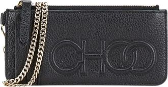 Jimmy Choo London Pre-owned Clutches, female, Black, Size: ONE SIZE Pre-owned Leather Clutch