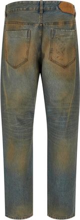 Jacquemus Mens Multicolor Cotton Straight-Leg Jeans Clothing