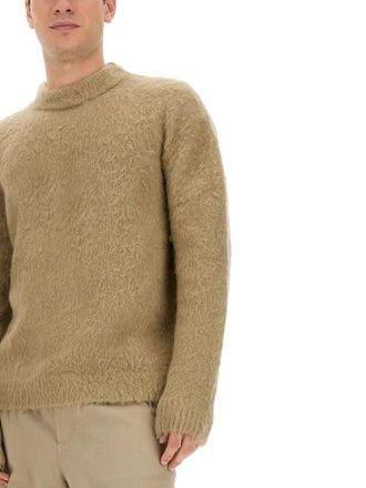 Acne Studios Wool-Mohair Blend Sweater - Beige