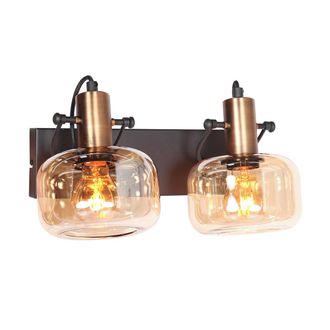 Steinhauer Steinhauer - Aplique De Pared - Glaslic - Bronce - Vidrio Metal